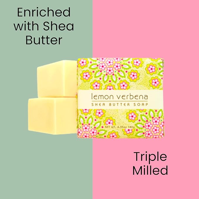 Greenwich Bay Mini Botanical Soap Bars – 12 Pack 1.9 oz Each – Individually Wrapped Guest Soaps for Airbnb, Spa, Travel, Bath – Travel Size Bar Soap Set, Lemon Verbena