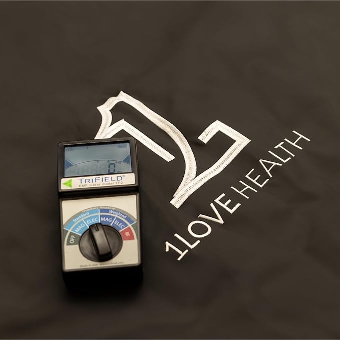 1Love Regular Sauna Blanket | Far Infrared Sauna Blanket | 77-176°F | 0 EMFs, ELFs & VOCs | Black