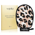 (Leopard Print 1PCS Durable Body Scrub, Dead Skin Remover & Body Scrubber Exfoliator, Body Exfoliating Gloves for Shower, washcloth exfoliating, exfoliating Glove for Smooth Skin