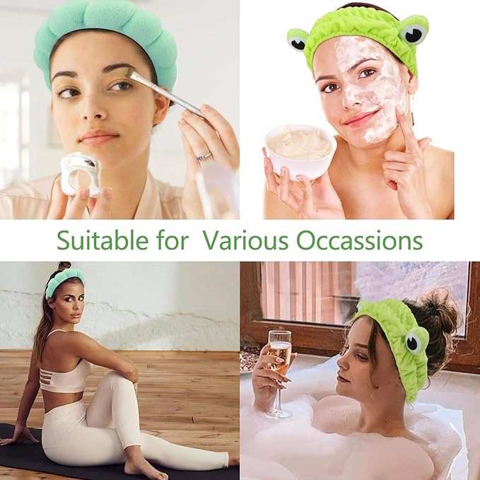 Chanaco Headband for Washing Face (Green)