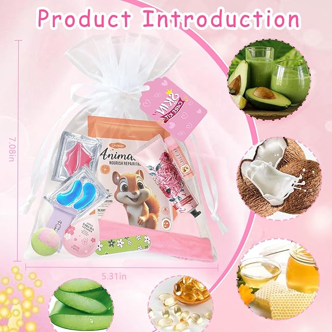 144 PCS Spa Party Supplies for Women,Spa Day Favors Essentials Include Face Masks Skincare, Lip Balm, Under Eye Patches, Foot Bath Bomb,Mothers Day Gifts, Bulk Gifts For Women,Spa Kit Self Care