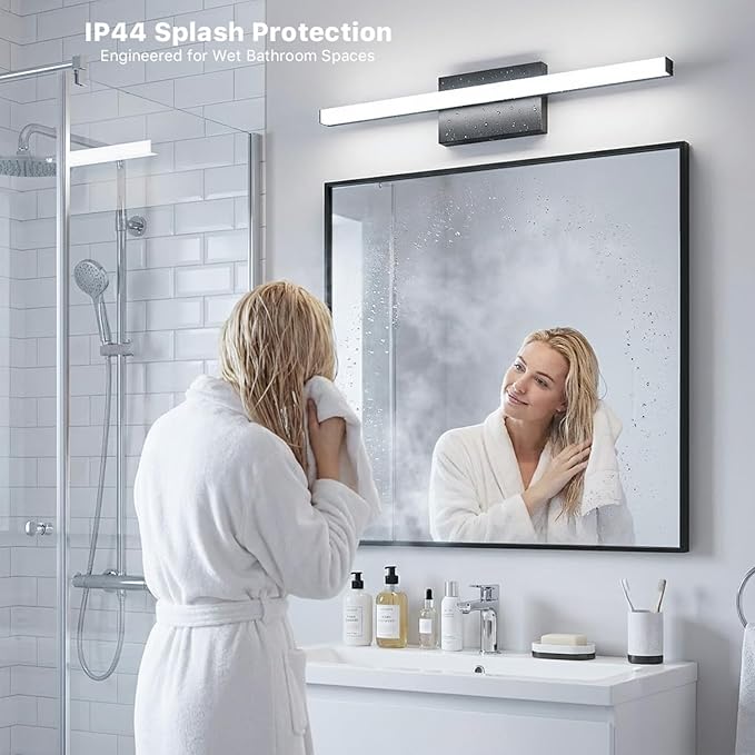 36Inch LED Bathroom Vanity Light Bar 5700K Dimmable Led Bathroom Light Over Mirror Modern Bath Wall Light Cool White ETL Certified 34W 2Pack
