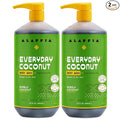 Alaffia Body Wash, EveryDay Coconut 2-Pack – Purely Coconut Gentle Skin Cleanser for Normal to Dry Skin, 32 Oz Ea