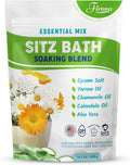 Hemorrhoid Care Postpartum Care Bartholin Cyst Relief - FIVONA Sitz Bath Salt Natural Epsom Blend with Essential Oils Soak - 14.1 oz