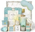 AHAGIFTREE Mother's Day Birthday Gifts Get Well Soon Gift Baskets For Women,12PC Get Well Gifts for Women After Surgery,Care Package,Grief,Sympathy Gifts,Condolences Gift Basket (cerulean)