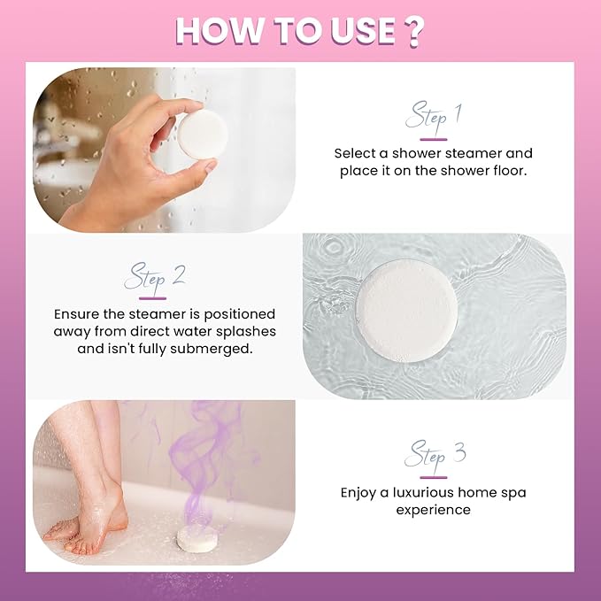 Shower Steamers Aromatherapy 8 Pack - Birthday Gifts for Women Mom Men, Mothers Day Gifts for Mom Wife Grandma from Daughter Son, Shower Bombs for Self Care Home Spa Relaxation Stress Relief