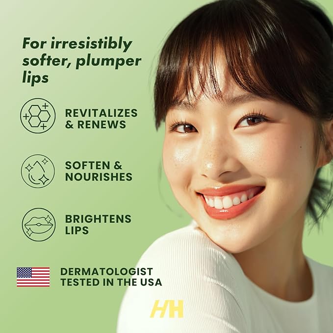 Handmade Heroes Matcha Latte Lip Scrub 1oz 100% Natural Vegan Skin Care Deep Conditioning Lip Scrub for Dry Lips with Jojoba Oil Avocado Oil - Natural Lightening Lip Exfoliator & Lip Plumper