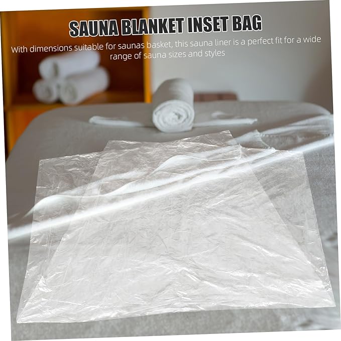 SUPVOX 50pcs Sauna Wrap Foil Blanket Infrared Sauna Blanket Insert Easy to Clean Maintain