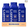 Harry's Men's Body Wash - Redwood - (3 Pack) 18 fl oz - Shower Gel for Men - No Parabens, Sulfates, or Dyes
