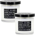 Lulu Candles | Cedarwood Infused Mango | Luxury Scented Soy Jar Candle | Hand Poured in The USA | Highly Scented & Long Lasting- 6 Oz. 2 Pack