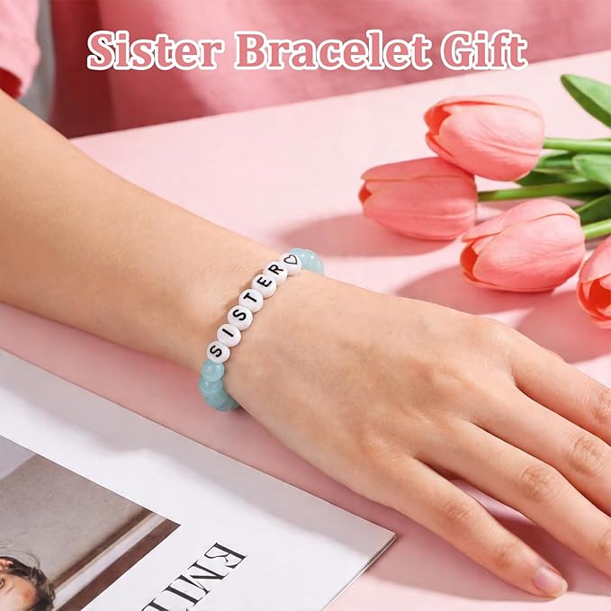 Mothers Day Birthday Gifts for Sister, Sister Mothers Day Birthday Gifts from Sisters, Sisters Gift Ideas - 10PCS Unique Mother Days Basket Ideas, Sister's Mother Days Gift Baskets