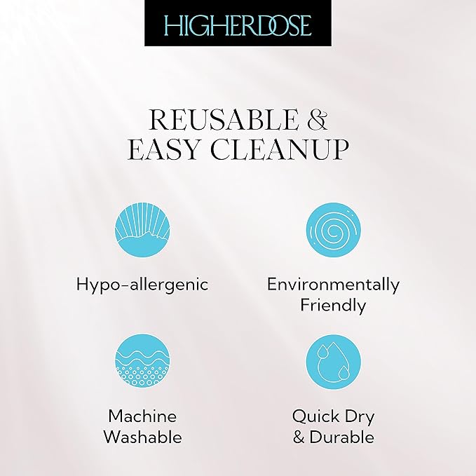 HigherDOSE Infrared Sauna Blanket Towel Insert - Reusable & Machine-Washable Liner for Infrared Blanket - 100% Organic Cotton Sauna Towel - Absorbs Sweat & Simplifies Clean-Up (30" x 69")