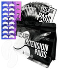 STACY LASH 100 Pairs Set Under Eye Gel Pads for Eyelash Extension - Lint Free Patches with Vitamin C and Aloe Vera Lash Supplies and Beauty tools - Hydrogel Eye Pads - Skin Moisturizes