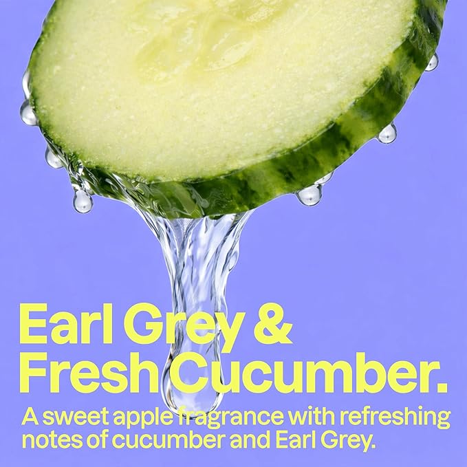 ATTITUDE Body Lotion, EWG Verified, Vegan & Cruelty-Free, Hydrating Moisturizer for Dry Skin, Non-Greasy Skin Care, Earl Grey & Fresh Cucumber Scent, 16 Fl Oz