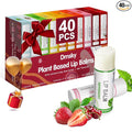 40 Pack Lip Balm Bulk, Fruit Lip Balm Variety Pack, Natural Moisturizing Balms for Dry Cracked Lips, Hydrating for Men Women Kids - 10 Flavors