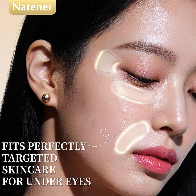 PDRN 4 Pairs Micro Eye Patches & Crows Feet Wrinkle Patches & Smile Lines Wrinkle Patches, Under Eye Patches for Puffy eye, Dark Circle - Hyaluronic, Kojic, Collagen, Peptide, VC