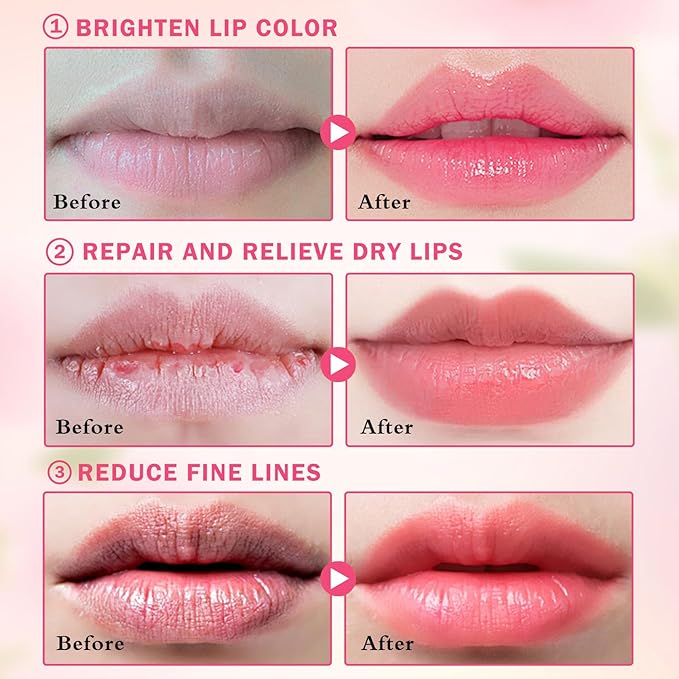 6PCS Honey Pot Lip Balm,Moisturizing Beebalm Lip Balm,Repair Bee Lip Balm Honey Pot,Fruity Lip Sleeping Mask,Hydrating Lip Mask Overnight,Reduces Lip Lines Lip Care Products
