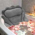 Joyibay Bath Pillow Ergonomic Luxury Bathtub Pillow with Head,Neck, Shoulder and Back Support, 4D Bath Pillows 16.5x17.3in for tub with Powerful Suction Cups, Fits All Bathtub