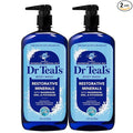Dr Teal's Body Wash, Restorative Minerals with Magnesium, Zinc & Potassium (Body Wash Set of 2)