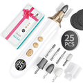 Professional Manicure Pedicure Kit, Electric Nail File Set,15 Speeds Hand Foot Care Tool for Nail Grind Trim Polish, Wider Grinder for Thick Nails, for Men Women Seniors