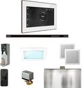 Mr Steam XDream Steam Shower Pkg w/iSteamX Control and Linear Steamhead in White OilRubBronze