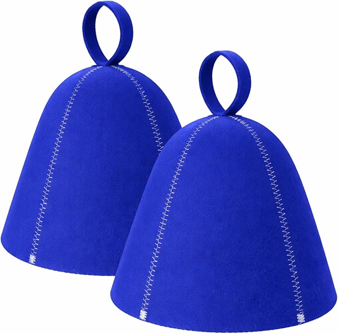 JaGely Sauna Hat for Men Women Sauna Hat Vaporarium Cap Russian Banya Cap for Bath House Accessories