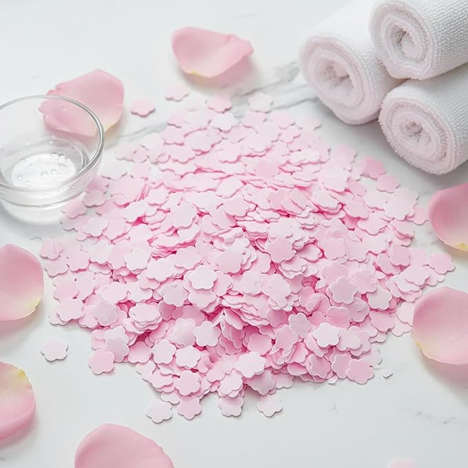 1000 Sheets Pink Portable Hand Soap Disposable Paper Soap, Travel Hiking Washing Hand Bath Toiletry, Pedicure Soap Flowers Foot Spa Tablets (Light Natural Rose Aroma)