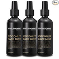 Gentlehomme - Coconut Face Mist - Men’s Facial Spray - with Hyaluronic Acid, Aloe Vera & Green Tea - Refresh, Moisturize & Hydrate - Use Day & Night - Safe for All Skin Types - Vegan - 3.4oz - 3 Pack