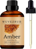 Amber Essential Oils, 120ML Pure and Natural Essential Oil for Aromatherapy Diffuser - Amber /4 Fl Oz