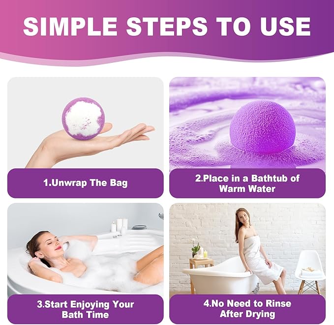 Bath Bombs for Women Gift Set 12 Pack Natural Relaxing Bath Bombs for Her，Aromatherapy Bubble Bath & Fizzy, Handmade Birthday Mothers Day Gifts for women Mom Gifts idea For wife/Teens, girlfriend,Kids