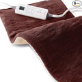 Sunbeam XL Back Neck and Shoulder Heat Therapy 12 x 24 with Auto Shut Off 6 Settings Machine-Washable Comfortable Microplush Fabric - Burgundy,(Pack of 6)