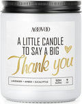 AOOVOO Candle - 9oz Soy Wax Candle, Lavender Scent - Thank You Gift for Women, Men, Mom, Coworkers, Nurse, Clients - Employee, Teacher, Boss Appreciation