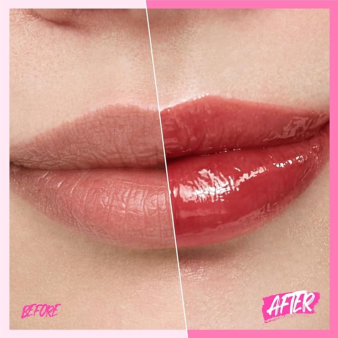SKINTIFIC Peptide Brightening Lip Serum, Hydrating & Plumping Tinted Lip Gloss, Moisturizing Lip Balm with Polypeptides & Squalane for Glossy Sheer, Smooth Lips(10U Toast Brick)