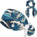 Scrub Cap, Nurse Hat, Surgical Cap with Hair Scrunchy