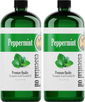 Natures-Star Peppermint Essential Oil 2-Pack (16oz Each, 32oz Total) – Therapeutic Grade – Candle Making – Peppermint Oil Bulk