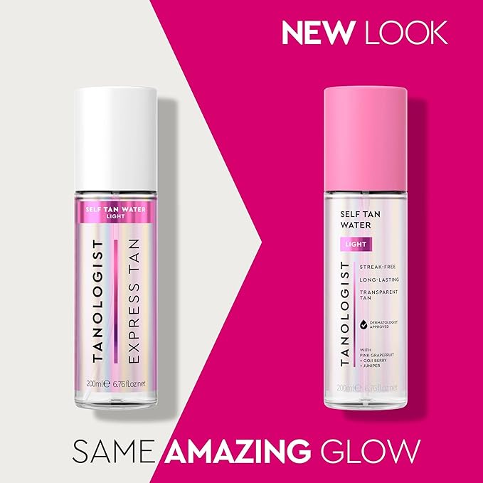 Tanologist Light Self Tan Water, Clear Self Tanning Water, Streak-Free Tanning Mist, Natural Bronze, No Fake Tan Smell, Long Lasting, Clean Ingredients, 6.76 fl. oz/200 ml Bottle