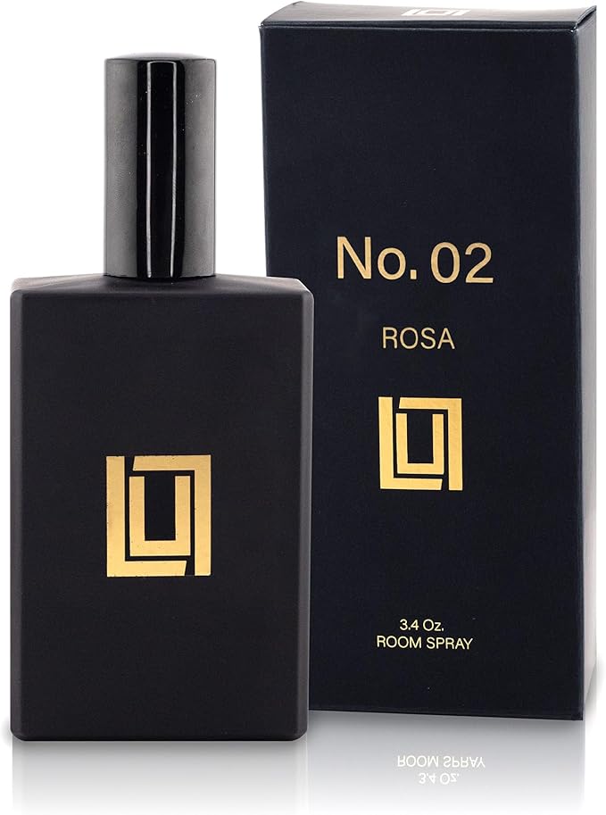 Lulu Candles | No. 02 Rosa | Luxury Room Spray | Fine Mist Air Freshener | Aromatherapy Odor Eliminator (3.4 FL Oz.)