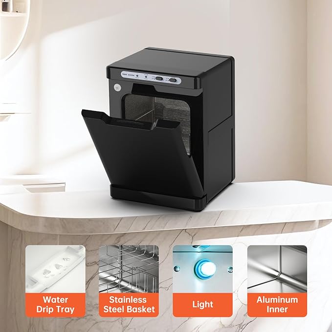 Hot Towel Warmer for Spa,2-in-1 Thermostatic Towel Heater,5L Mini Towel Warmer with Quick and All-Round Heating for Facial SPA,Beauty Salon,Esthetician and Bathroom