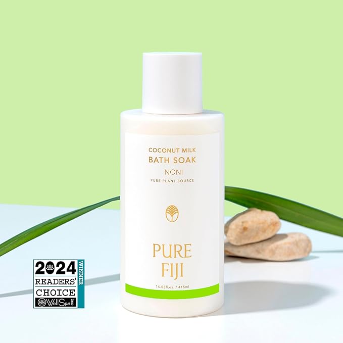 Pure Fiji Coconut Milk Bath Soak, Noni (14oz/415ml)
