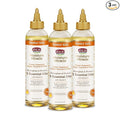 African Pride Moisture Miracle 5 Essential Hair Oils with Vitamin E (3 Pack) | Moisture, Shine, Protection, and Growth | Argan, Castor, Grapeseed, Coconut, and Olive Oil | 8 oz