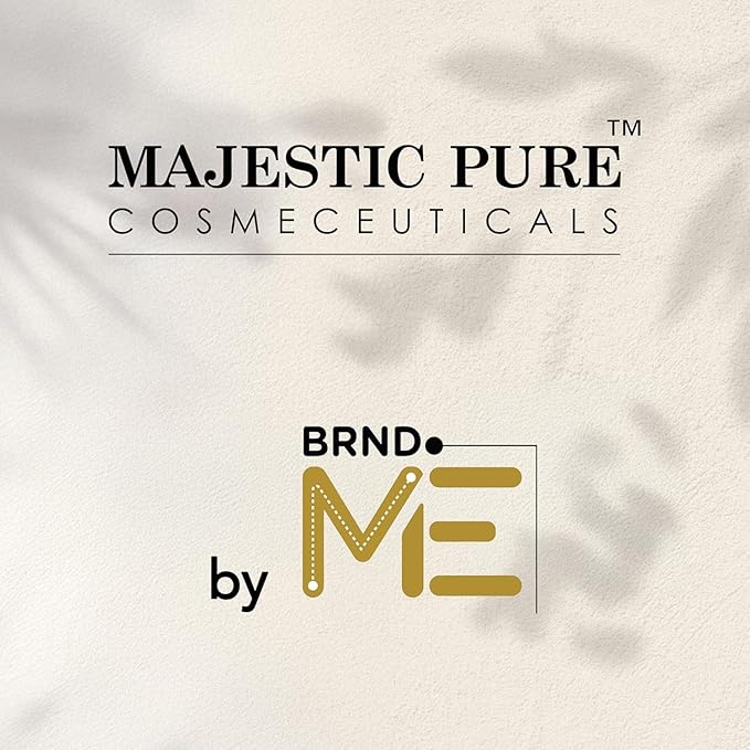 Majestic Pure Oil - 100% Pure and Natural- Cold Pressed & Hexane Free Natural Hair Growth Oil for Eyelashes, Eyebrows, Skin, Body, Face, Nails & Scalp - Organic Castor Oil 8 Fl Oz with Reusable Wraps