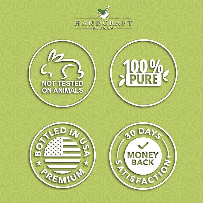Handcraft Blends Lemongrass Essential Oil – Huge 4 Fl Oz – 100% Pure and Natural – Premium Grade Essential Oil for Diffuser and Aromatherapy, Skin, Massage, Candle and Soap Making Fragrance