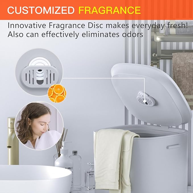 DOACE Towel Warmer Bucket, Medium Size Towel Warmers with Auto Keep Warm, Heat Time 20/40/60 Min Adjustable and Delay Time Up to 24 Hours, Hot Towel Warmer for Bathroom, Ideal Gift for Mother's Day