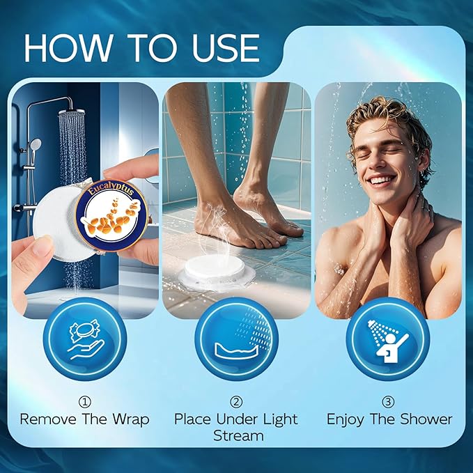 Shower Steamers for Men, Dad Gifts for Father Day, Teacher Appreciation Gifts for Men, Shower Bombs Aromatherapy Relaxation SPA Birthday Gifts for Husband Boyfriend Teen Boys