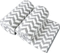 JML Microfiber Bath Towels, Bath Towel 2 Pack(30" x 60"), Oversized, Soft, Super Absorbent and Fast Drying, Multipurpose Use for Sports, Fitness, Yoga, Chevron Grey