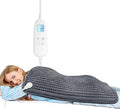 FluffyWarmth Electric Heating Pad for Back, Extra Large 17''x 33'' XXXL for Full Body,Menstrual Period Cramps,Neck Shoulder Back Pain Relief, 6 Heat Settings 4 Timers Heating Pad, Gifts for Women Men