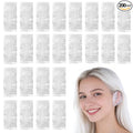 200 Pack Disposable Ear Covers for Shower, Ear Covers for Hair Dye, Waterproof, Lightweight, Comfortable to Wear, Suit for Showering Bathing Swimming at Home, Spa, Travel, Hotel