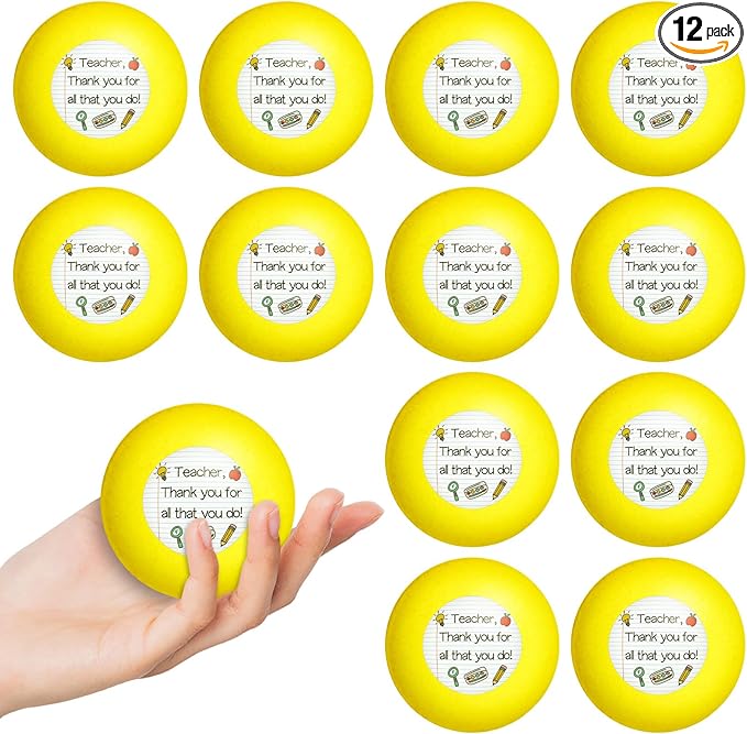 12 Pcs Teachers Appreciation Gifts Bath Bombs for Teacher Handmade Natural Bath Bomb for Teachers Appreciation Gift Exchange Gifts Thank You Teacher Party Favors