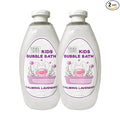Dead Sea Collection Bubble Bath Kids with Lavender - Cleansing and Moisturizing Liquid Bath Bubbles - Lavender Oil and Pure Dead Sea Minerals - Pack of 2 Large Bottles (67.6 fl.oz)