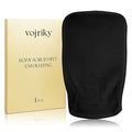 (black) 1PCS Durable Body Scrub, Dead Skin Remover & Body Scrubber Exfoliator, Body Exfoliating Gloves for Shower, washcloth exfoliating, exfoliating glove for Smooth Skin